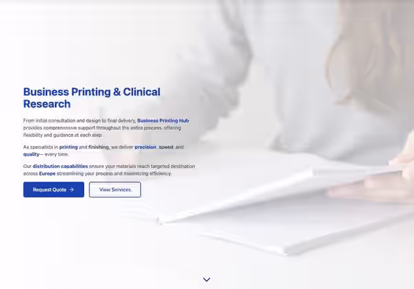 Business Printing Hub — Servicios B2B
